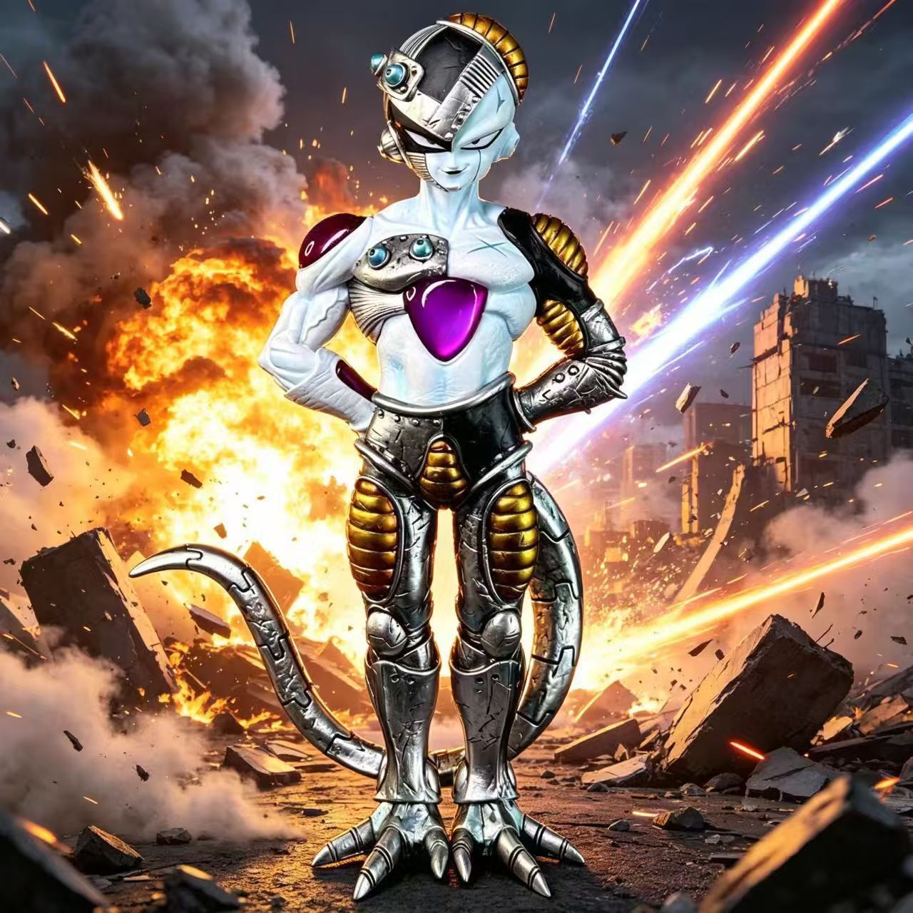 Model Kit Frieza - 21cm/8,27 Zoll Anime Dragon Ball Mecha