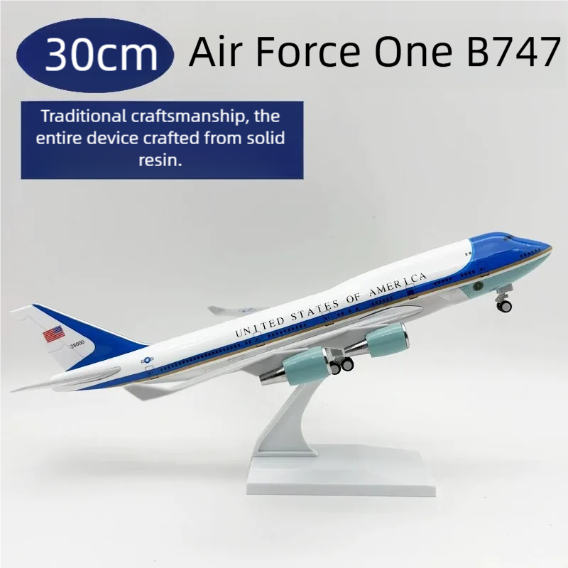 Model Kit Plane - 30cm B747 Air Force One Flugzeugmodell