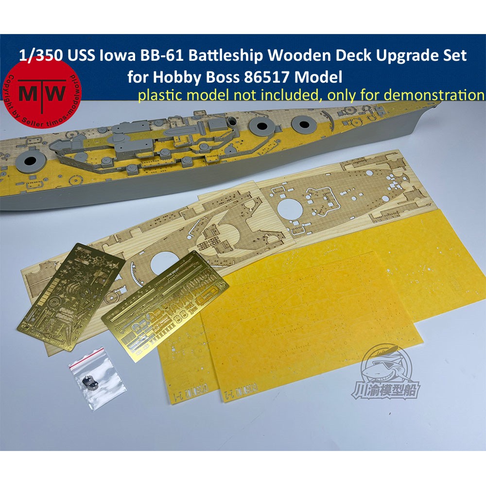 Model Kit Uss Iowa - USS Iowa BB-61 Schlachtschiff-Modellbausatz im Maßstab