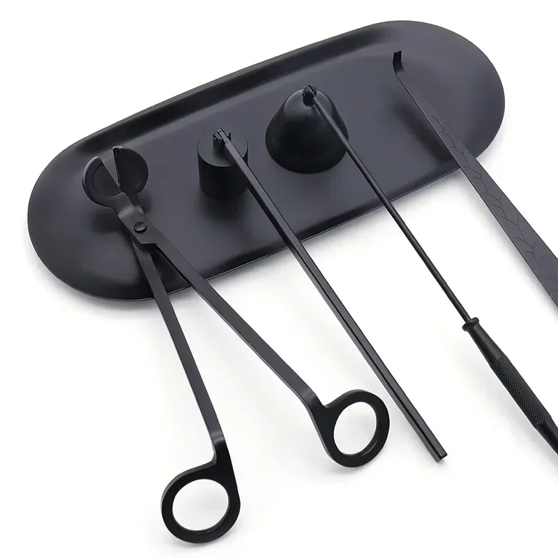 Model Kit Clipper - 2026 Neues Modell 3-teiliges schwarzes Kerzenzubehör-Set: