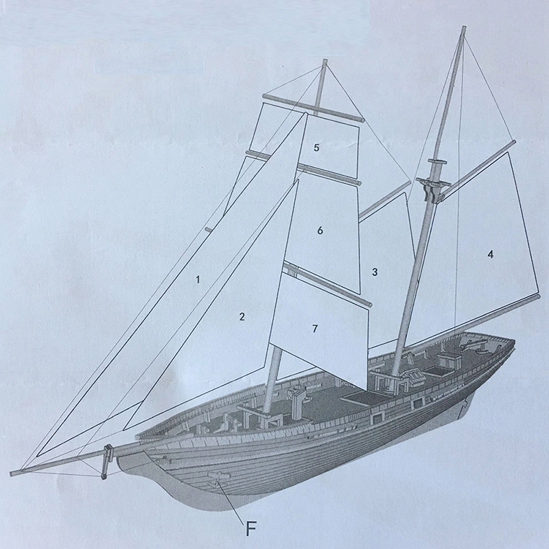 Model Kit Ship - Neues 1-teiliges 1:70 Holz-Segelboot-Modell DIY-Bausatz Schiff-Zusammenbau