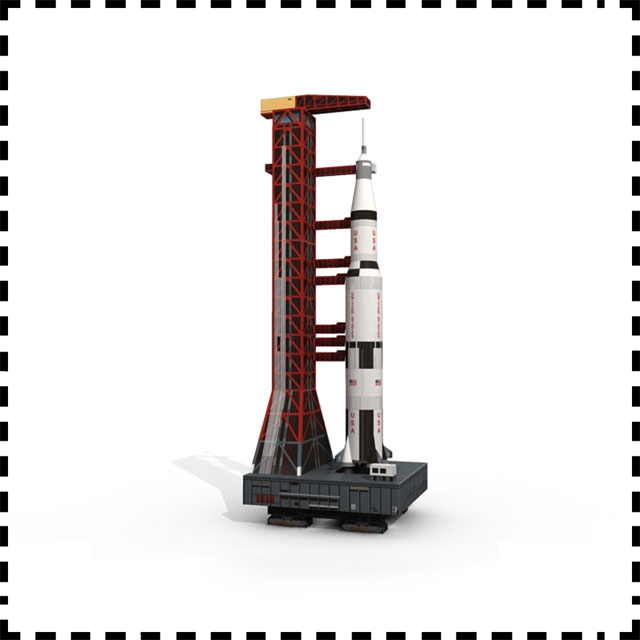 1:300 skala USS Saturn V Raket – Model Kit Uss Iowa Bewertung und Preis
