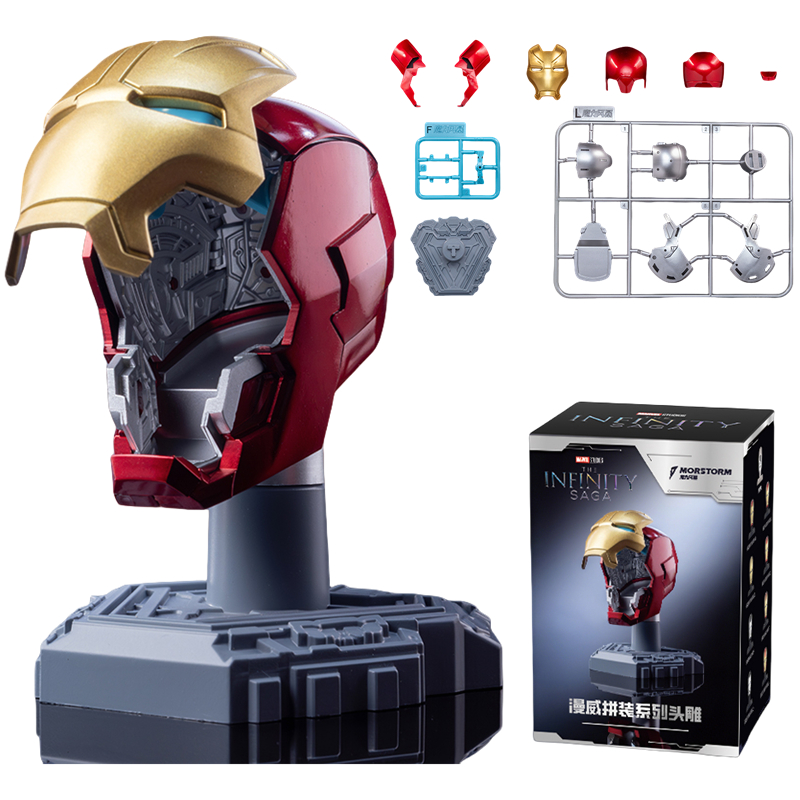 Original Iron Man Helmmaske 9  – Model Kit Iron Man Mark 50 Bewertung und Preis