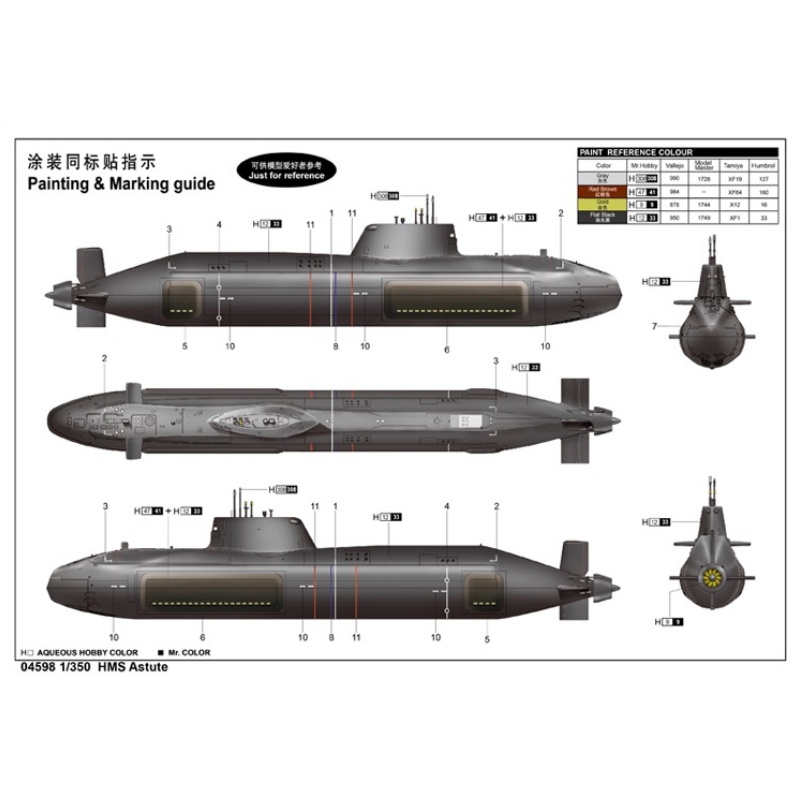 TRUMPETER HMS Astute Classnucl – Model Kit Ship Bewertung und Preis