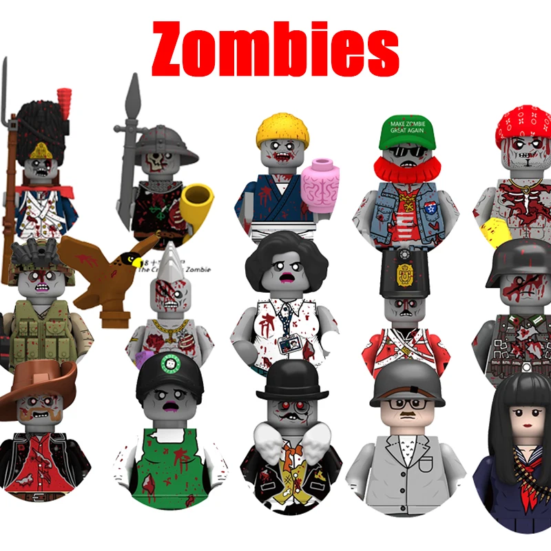 Moc Halloween Serie Figur Zomb – Model Kit Zombie Girl Bewertung und Preis