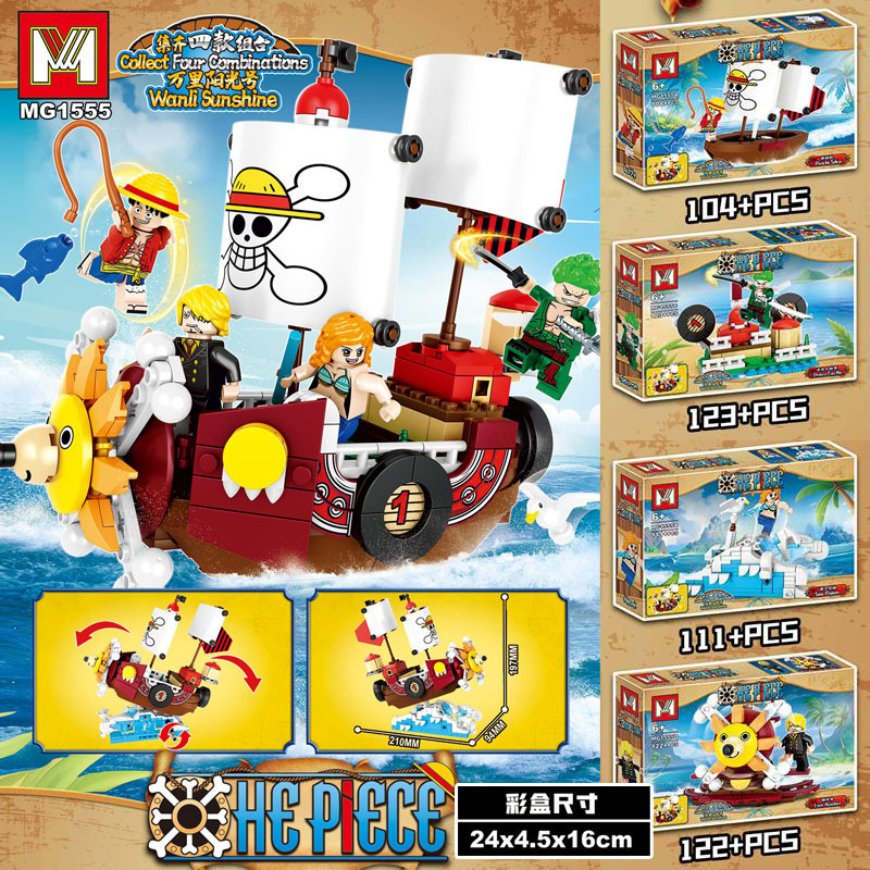 4-in-1 One Piece THOUSAND SUNN – Model Kit Ship Bewertung und Preis