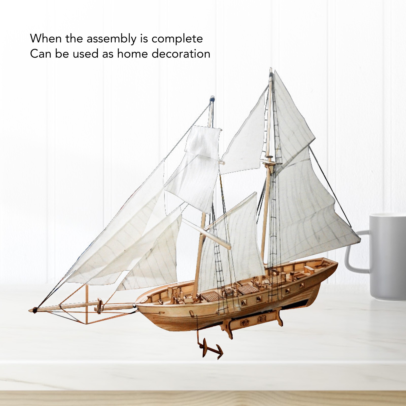 1:130 Holz-Segelboot-Bausatz I – Model Kit Ship Bewertung und Preis