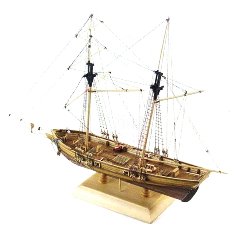 Neues 1-teiliges 1:70 Holz-Seg – Model Kit Ship Bewertung und Preis