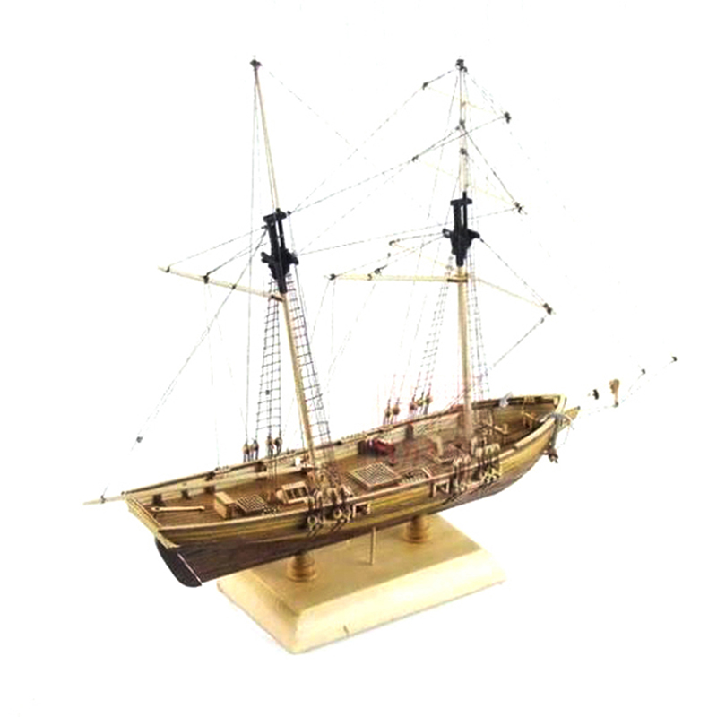 Neues 1-teiliges 1:70 Holz-Seg – Model Kit Ship Bewertung und Preis